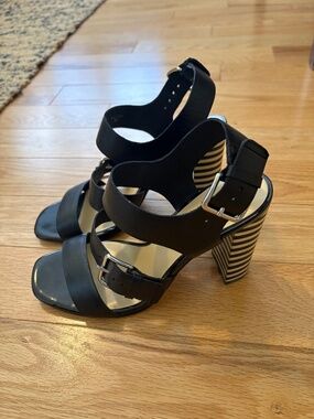 Kate spade leather heels NWT